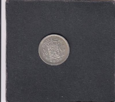Beschrijving: 1/10 Gulden  